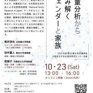 第25期女性学講演会レポート